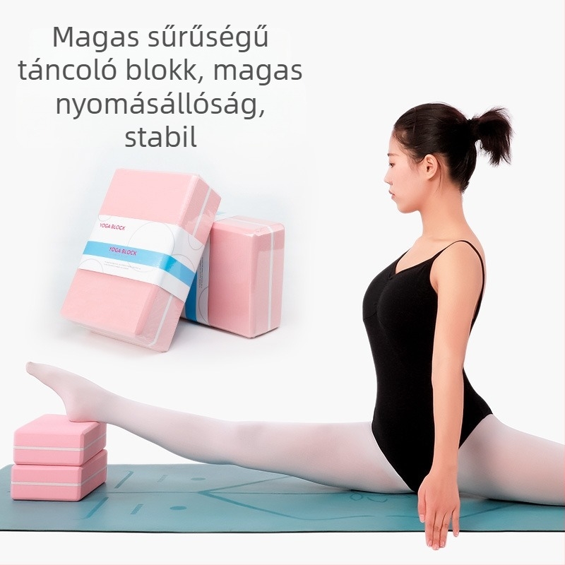 jóga blokk Firebird, 420 g, sűrű EVA, csíkos minta