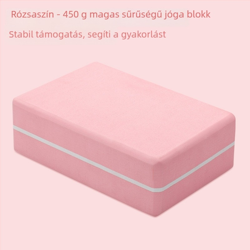 jóga blokk Firebird, 420 g, sűrű EVA, csíkos minta