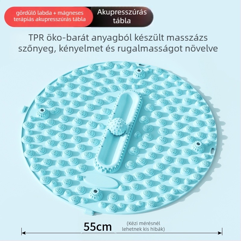 Körkörös akupresszúrás talpmasszázs tábla belső futáshoz – jóga segédeszköz Three Brahma, Fujian eredet