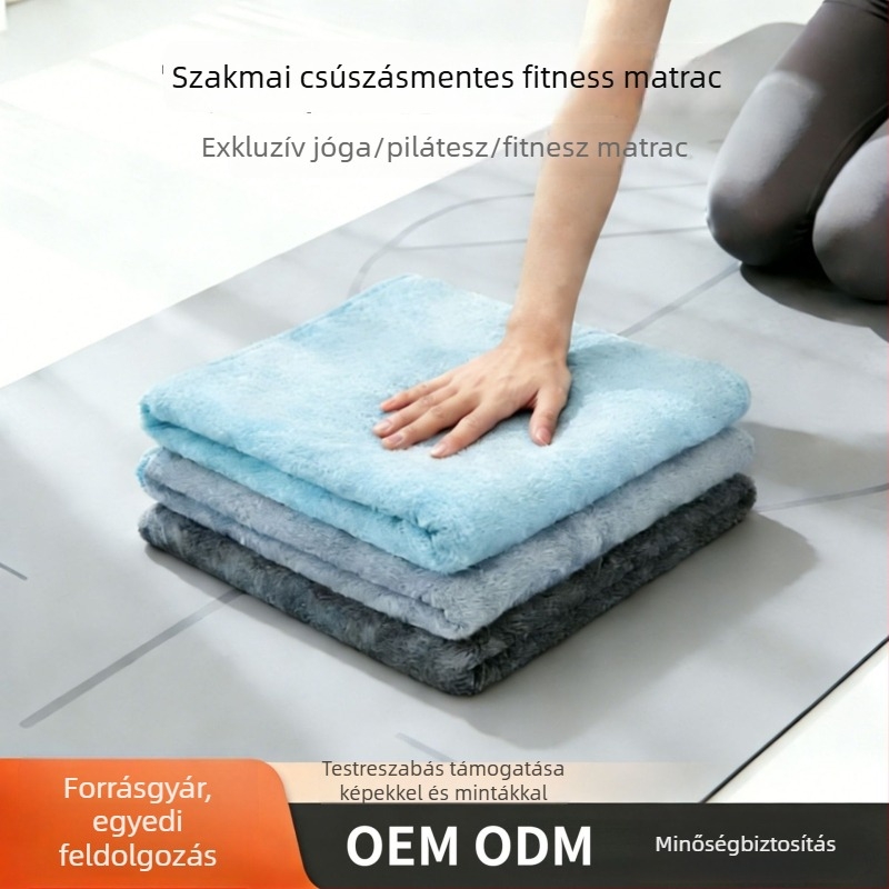 Mikroszálas edzőtörölköző, izzadságfelszívó, gyorsan száradó, 300 g, logó testreszabható