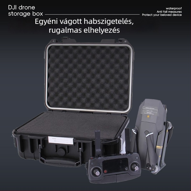 ABS műanyag szerszámtároló doboz – vízálló és porálló védelemmel, elektromos szerelők és műszerek tárolására, nagy kapacitású