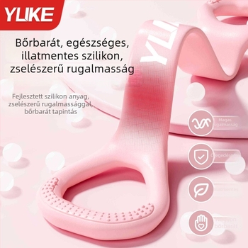 Szilikonból készült nyolcas alakú ellenállás-szalag edzéshez, testformáláshoz