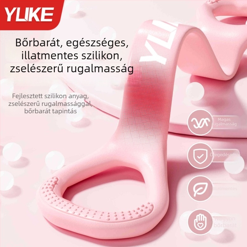Szilikonból készült nyolcas alakú ellenállás-szalag edzéshez, testformáláshoz