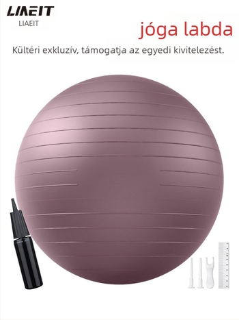 LMEIT Jóga Labda - PVC Felfújható, Testreszabható Fitnesz Egyensúly Labda (Súly 1.0–1.4 kg)