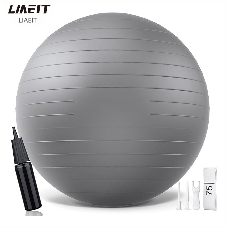 LMEIT Jóga Labda - PVC Felfújható, Testreszabható Fitnesz Egyensúly Labda (Súly 1.0–1.4 kg)