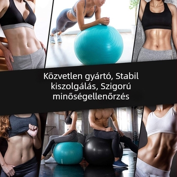 TTCJC jóga labda – PVC, 1 kg, felfújható, sima