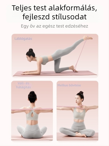 ADKING 8-as alakú feszítő a hátnak — puha ragasztó anyag, uniszex, otthoni jóga és fitnesz