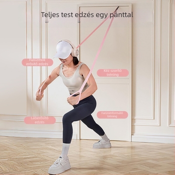 Fitnesz elasztikus szalag mellkas, hát és láb edzéséhez, szilikonból, Dili márka