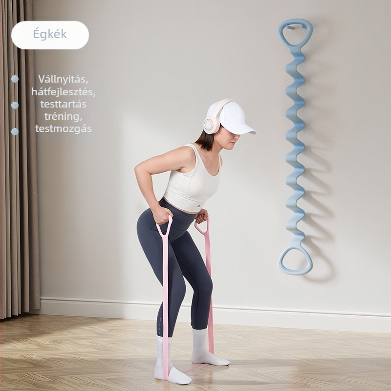 Fitnesz elasztikus szalag mellkas, hát és láb edzéséhez, szilikonból, Dili márka