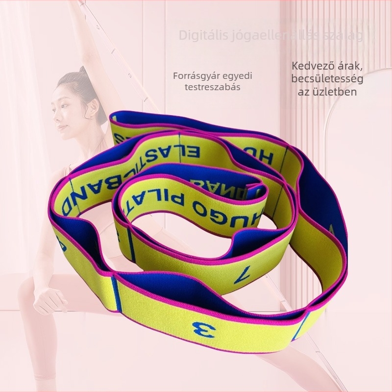 Finny Ellenálláshoz Szalag — Nylon + Spandex, Modell: Digital resistance band, Specifikáció: 8/10/11 szintek