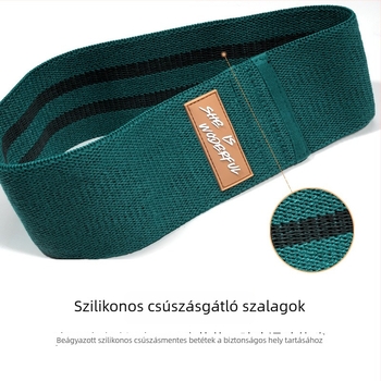 Gluteusz ellenállás szalag kötött lábszalaggal - poliészter + latex, Hao Rui