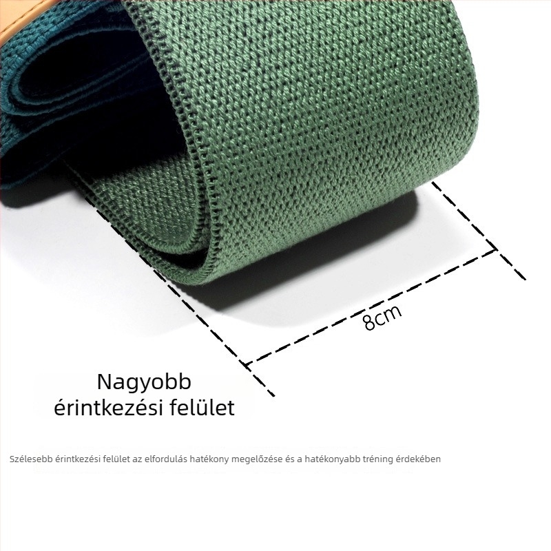 Gluteusz ellenállás szalag kötött lábszalaggal - poliészter + latex, Hao Rui