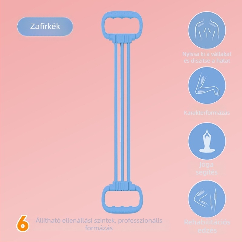 HK ABS Feszítő — 6-szintű állítható feszítőeszköz, 8-figurás modell, uniszex fitnesz eszköz