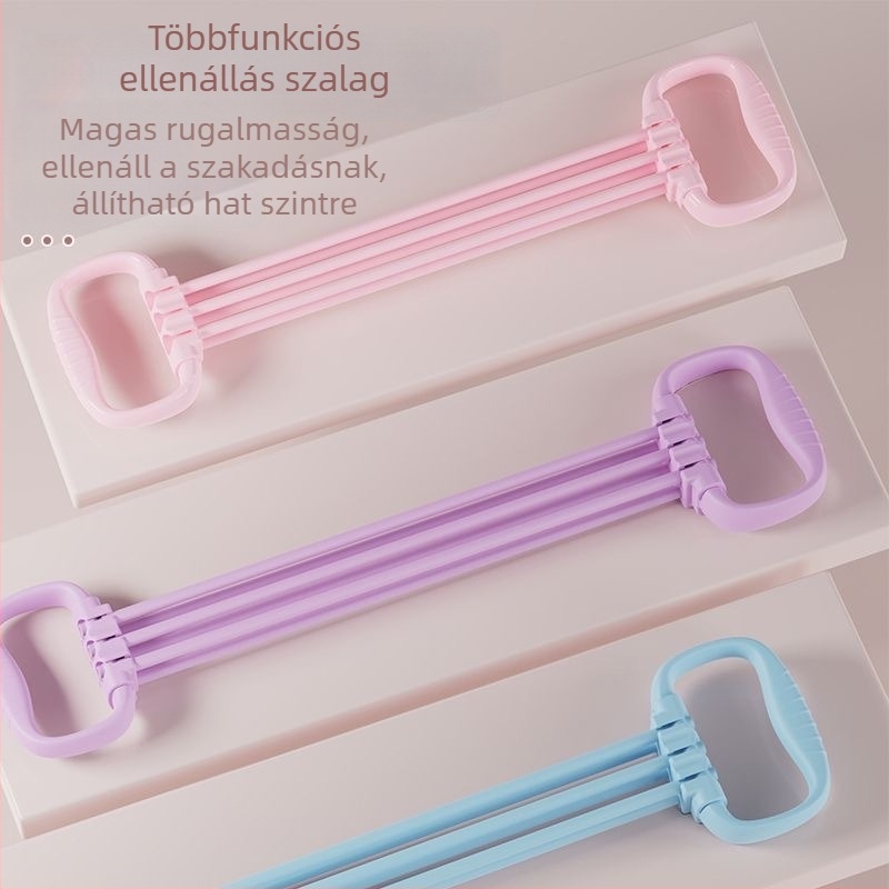 6 fokozat állítható feszítő TPE ellenálláshúzószalag otthoni edzéshez, váll- és hátnyitás