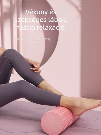 Szilárd habhenger kezdőknek – EVA anyag, Yoga Cat, lábmasszázs, jóga és edzés, izomlazítás