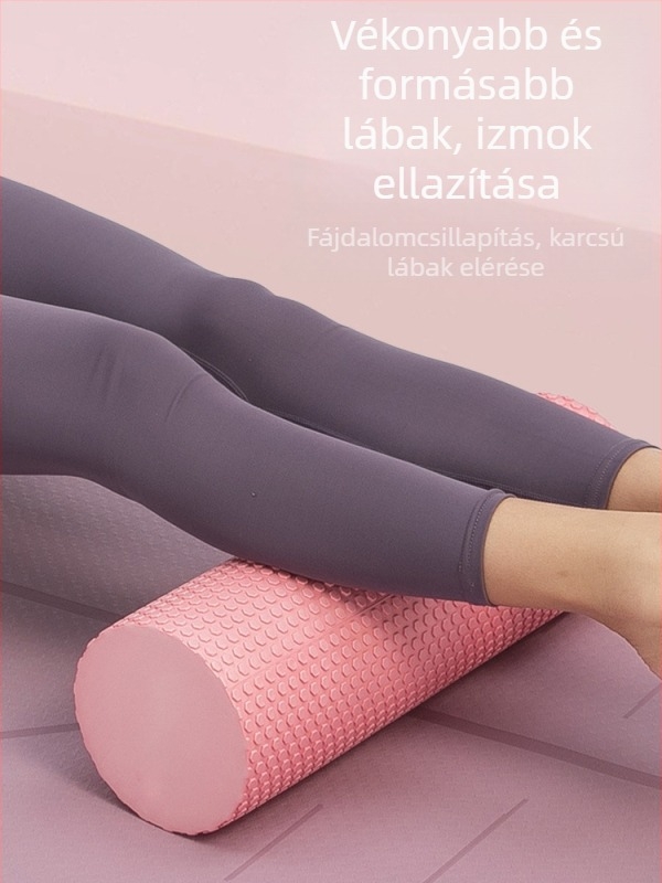 Szilárd habhenger kezdőknek – EVA anyag, Yoga Cat, lábmasszázs, jóga és edzés, izomlazítás