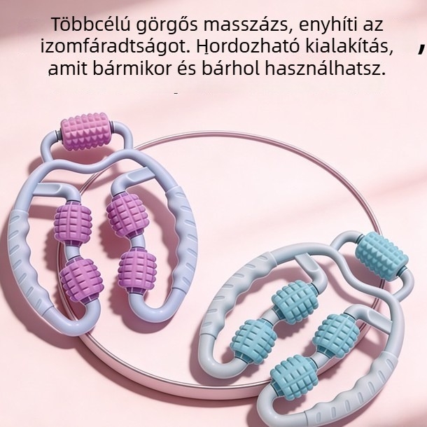MAICCA habosított masszírozó roller – jóga eszköz; alkalmas masszázsra, egészség masszázsra, fitneszre és testépítésre; táncmozgásokhoz