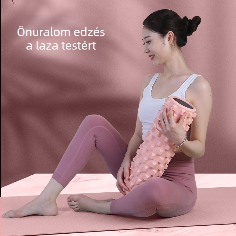 Szilárd habhenger jóga és masszázs – professzionális masszírozó henger izomlazításra, jóga és fitnesz (Zhen Le)