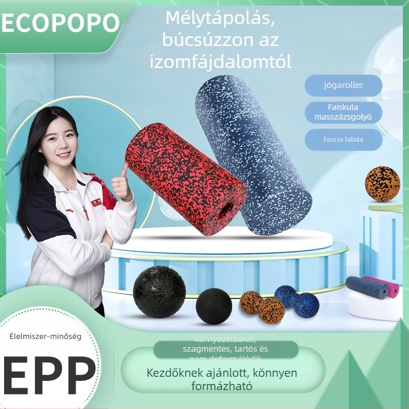 Habgörgő izomlazításra és jóga – kemény, fényes felületű, anyag: EPP, márka Yun gong