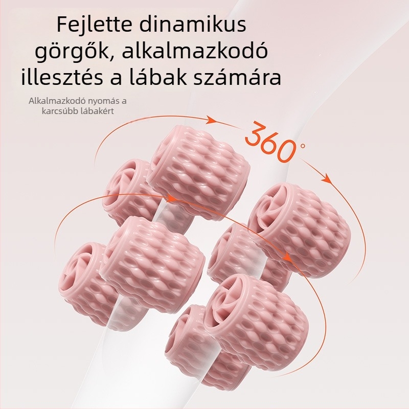 Gyűrű alakú masszírozó görgő az izmok ellazítására, eszköz lábjóga és fitneszhez