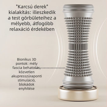 Fujie Talpfasciális Masszírozó Görgő – Habból Készült Görgő a Lábszár Izmainak Ellazításához, Többfunkciós Lábmasszírozó Eszköz