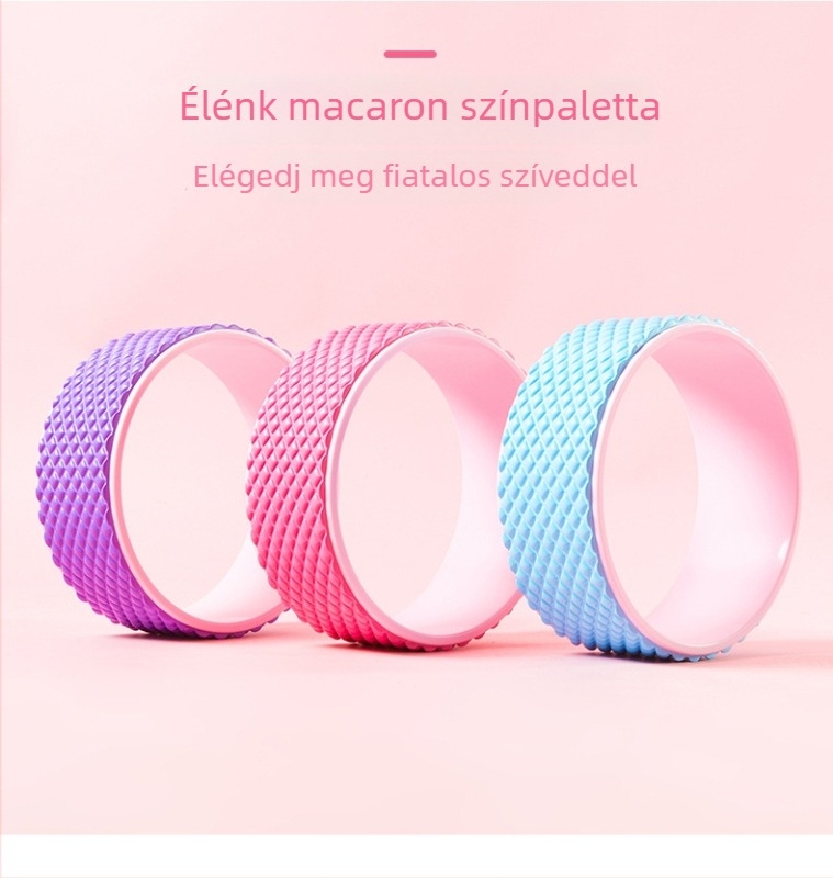 Jóga kerék hátrahajlás-támogatással és Pilates karikával – Jin Kai, Yiwu