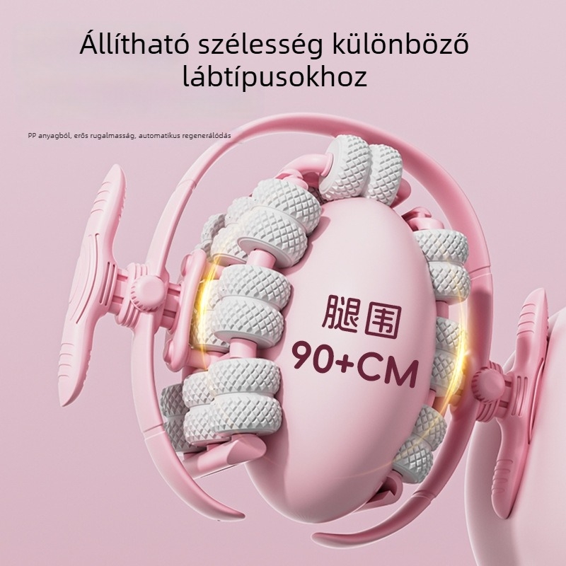 Jóga masszázsgörgő levehető lábcsipeszzel – edzéshez és mély izomlazításhoz