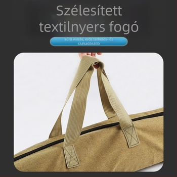 Horgászfelszerelés táska (PVC anyag, nem vízálló, bot- és felszerelés tárolására)