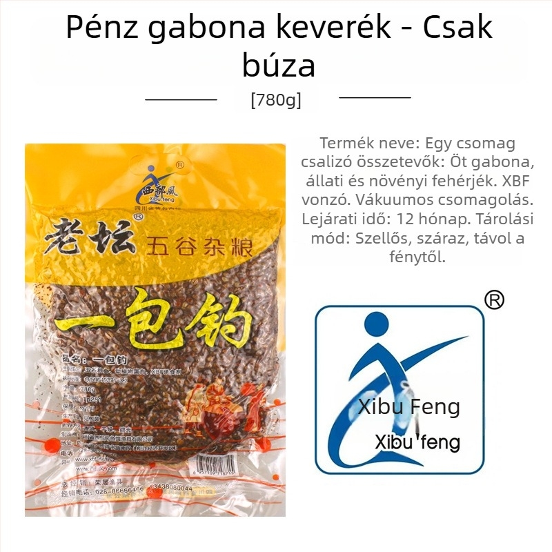 Western Style gabonált etető pellet – 1 csomag; Összetevők: kukorica, búza; Pontyokra és közönséges pontyra