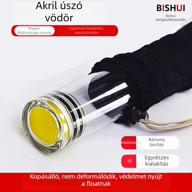 Float Bucket - akril, átlátszó, robbanásbiztos, kültéri horgászfelszerelés kiegészítő (Származás: Kína; Márka: Clear water; Anyag: Consulting; Licencelt magáncímke: Igen)