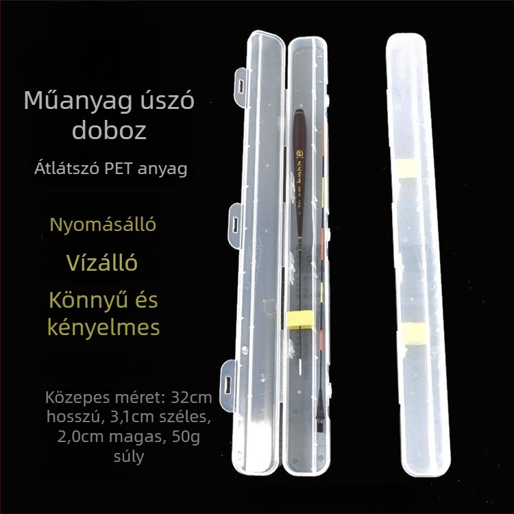 Négyszögletes, vastag, fénylő úszó tároló doboz – műanyag, esés és nyomás elleni védelem