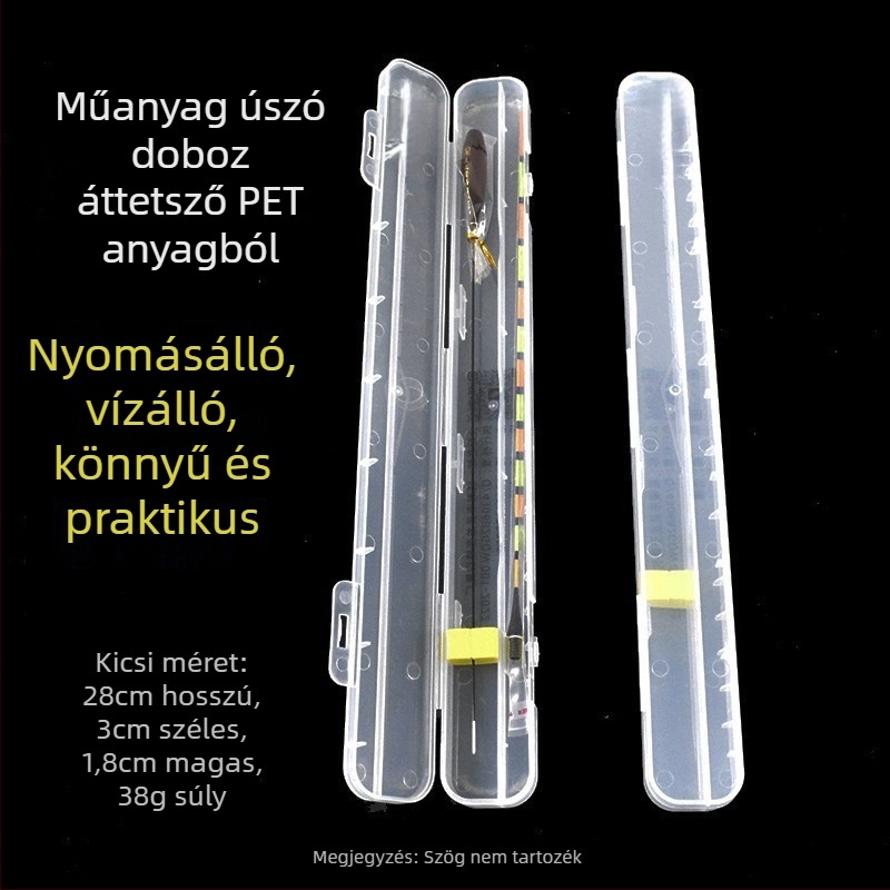 Négyszögletes, vastag, fénylő úszó tároló doboz – műanyag, esés és nyomás elleni védelem