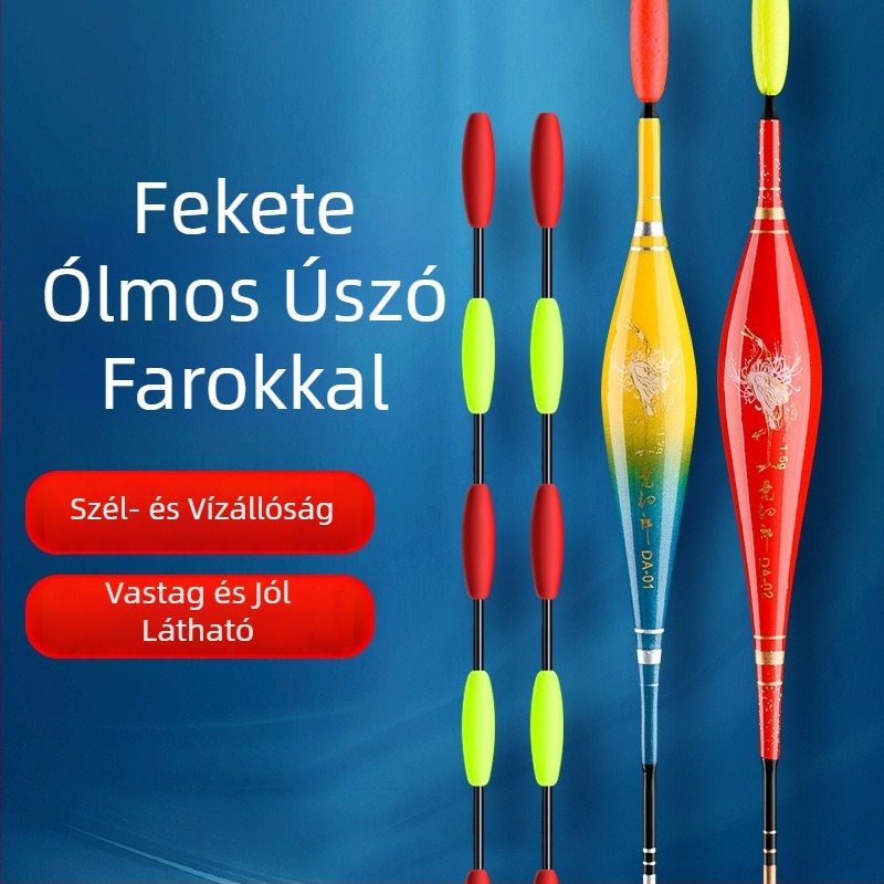 Ólmentes önállóan álló horgász úszó, nagy méret, vastag farok, kiváló láthatóság sötét vizekben
