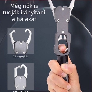 Alumínium ötvözetből készült horgászcsipesz-készlet, többfunkciós, beépített mérleggel nagy halakhoz
