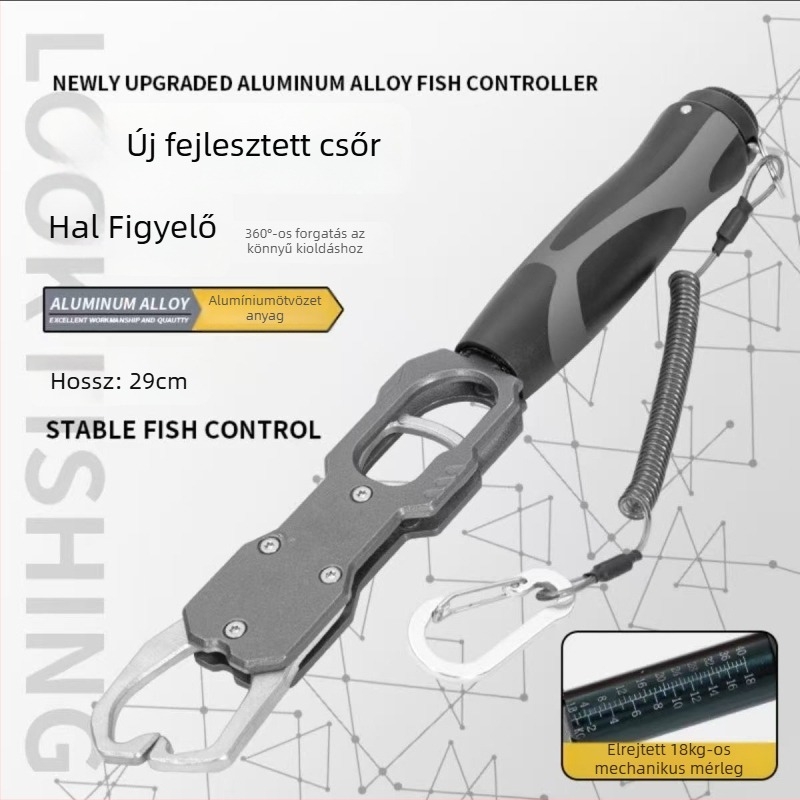 Beautiful fishing Alumínium ötvözetből készült súlyozó eszköz műcsalikhoz, forgó csipesszel, kültéri horgászathoz