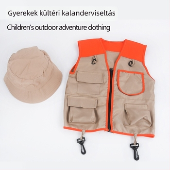 Zesheng Gyerekek Kültéri Kaland Szerszám Mellény Készlet – Szerepjáték és Kemping, uniszex, 4–6 évesek, csomagolva táskában
