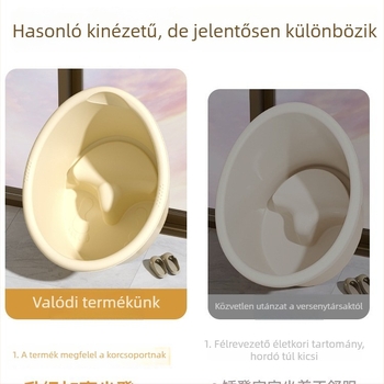 Műanyag babafürdő vödör – vastagított konstrukció, ülő kialakítás, otthoni használatra