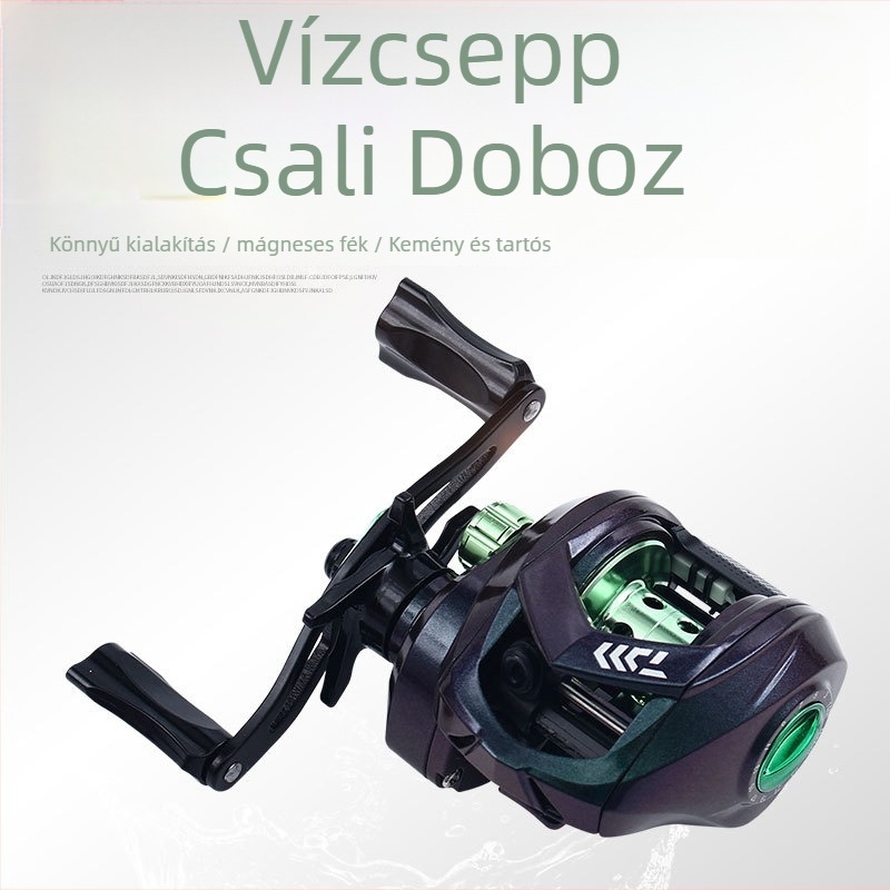 Water Drop Wheel horgászorsó, Super League ZC-4, grafit test, 25 fokozat, 12 mágnes