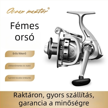 Ocean Master teljesen fémből készült spinning orsó, 40 darabos csomag, OEM/privát címke elérhető