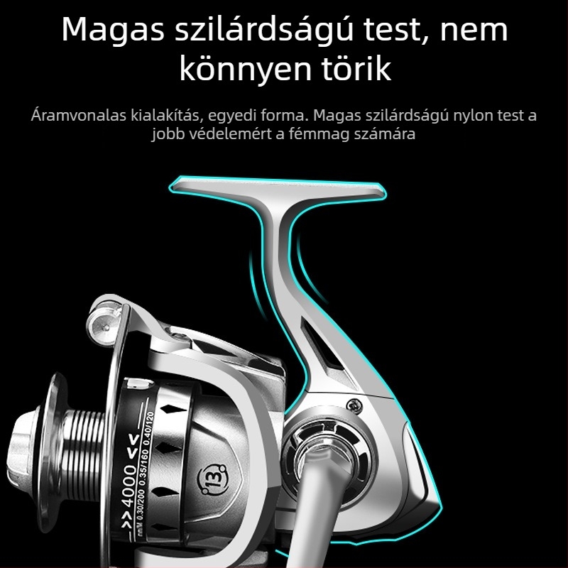 Ocean Master teljesen fémből készült spinning orsó, 40 darabos csomag, OEM/privát címke elérhető