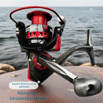 Spinning orsó acél csapágyakkal, hosszú dobásokhoz, univerzális típusú tengeri és sziklás vizekhez