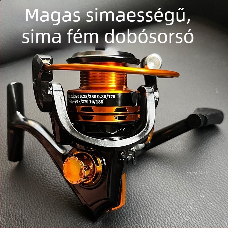 Spinning orsó acél csapágyakkal, hosszú dobásokhoz, univerzális típusú tengeri és sziklás vizekhez