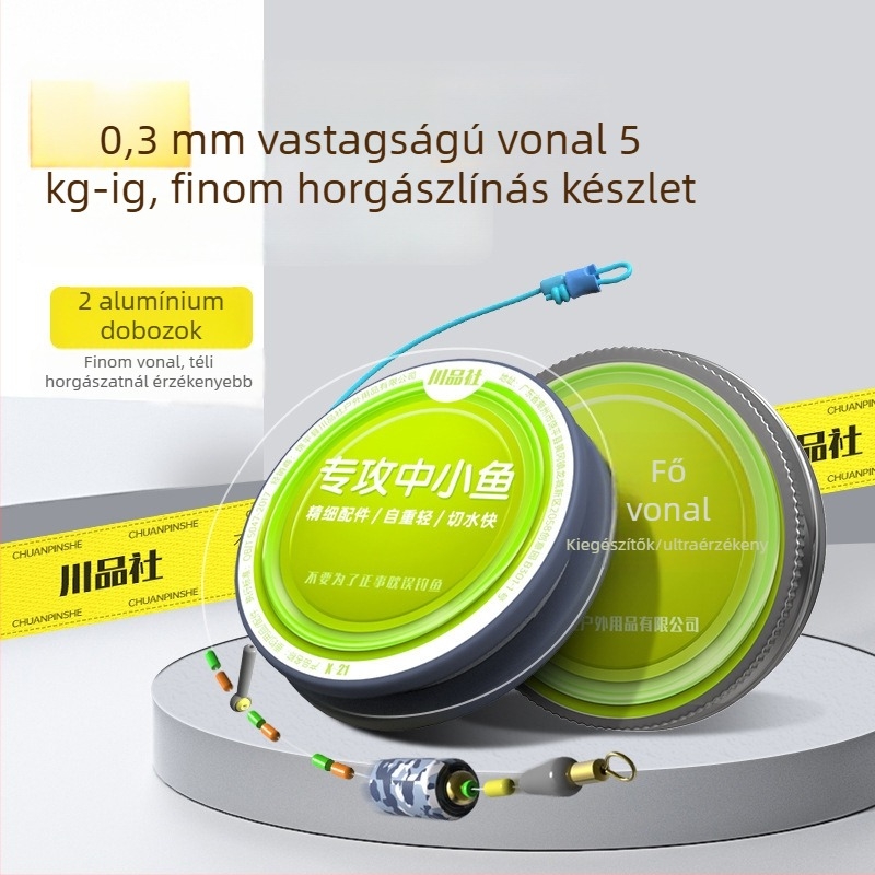 Kötés nélküli Space Line fő horgászvonal készlet őszi-téli Crucian Carp és Yellowtail Carp halászathoz, hagyományos vadhalászat
