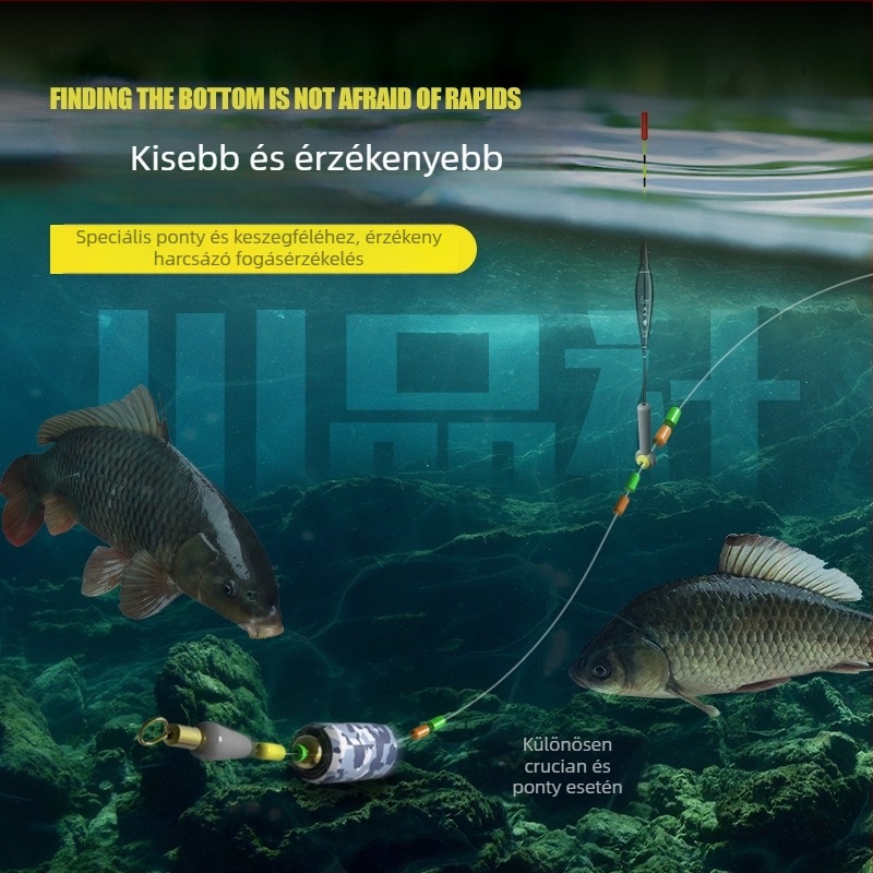 Kötés nélküli Space Line fő horgászvonal készlet őszi-téli Crucian Carp és Yellowtail Carp halászathoz, hagyományos vadhalászat