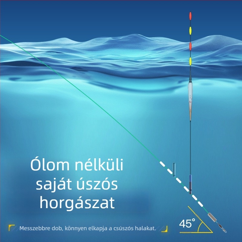 Ólomtalan nylon főline-rig nagy édesvízi halakhoz – készlet rezervoárhoz