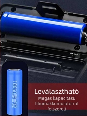 Star Burn fejlámpa – újratölthető 18650 Li-ion akkumulátor, COB LED, vízálló, 30 órás üzemidő