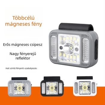 Szenzoros LED fejlámpa, USB-C töltés, 3W, 450mAh, fénysugár 100–200 m