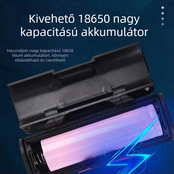 Fejlámpa LED leválasztható kettős világítással, USB-töltés, 10W, hatótáv 100–200 m