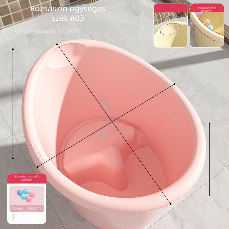 Műanyag babafürdő kád gyerekeknek