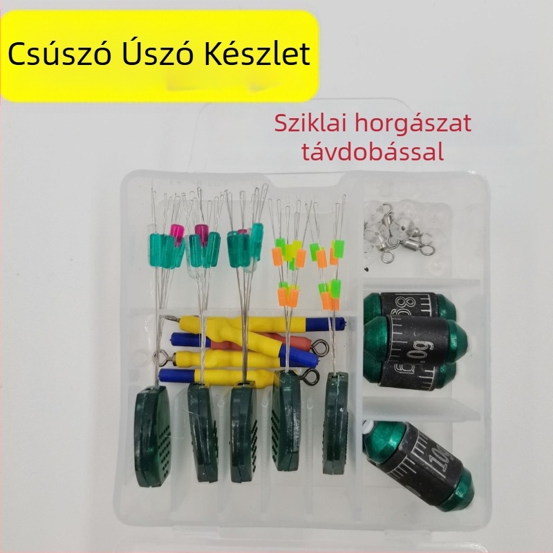 Space Bean teljes horgászkészlet – szilikon úszók jéghorgászatra és úszóülés hosszú dobásokhoz